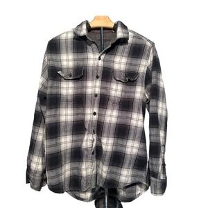 Woolrich Flannel Black/White Mens Size M